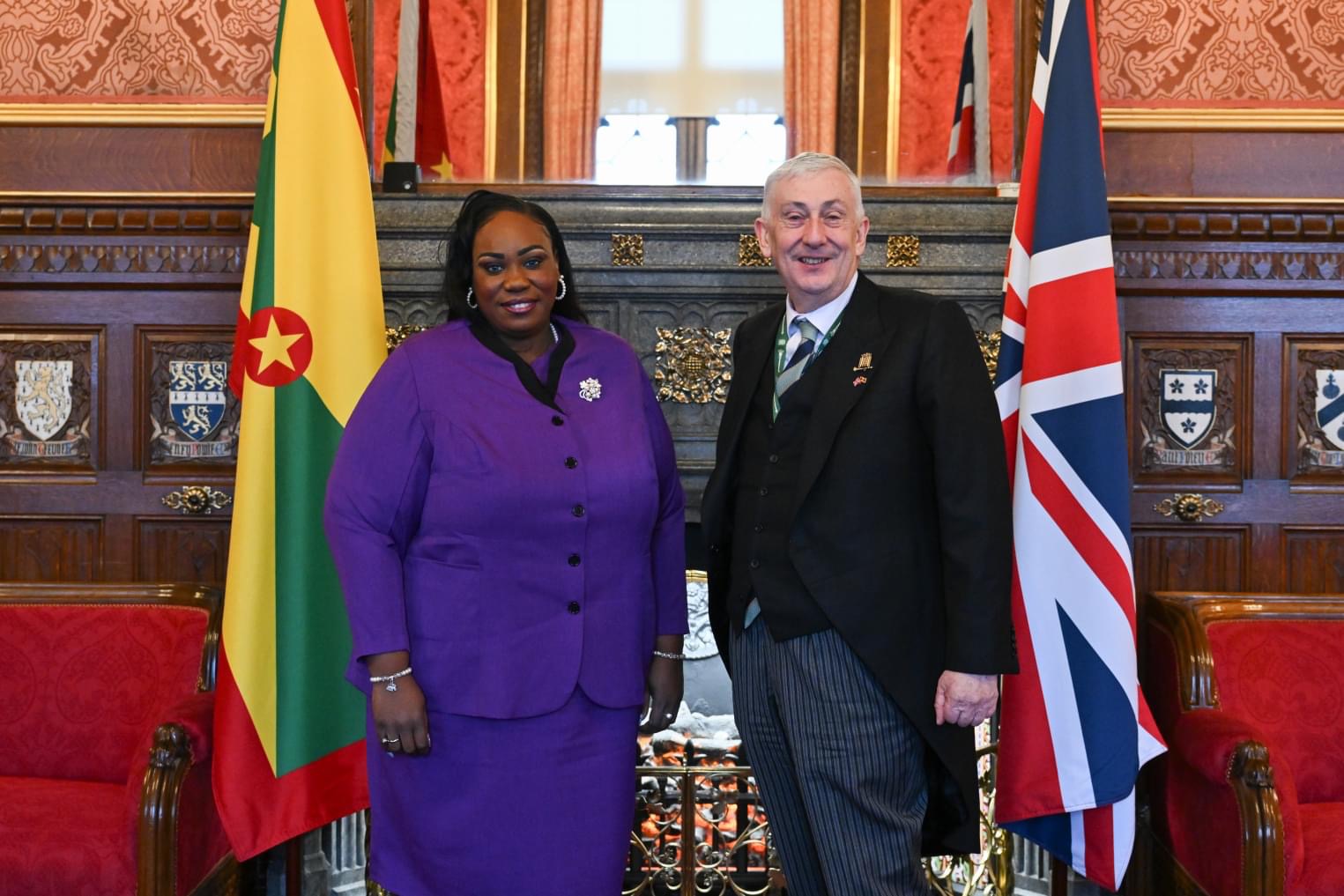 Grenada’s Uk High Commissioner Holds Audience With His Majesty The King And Speaker Of The House