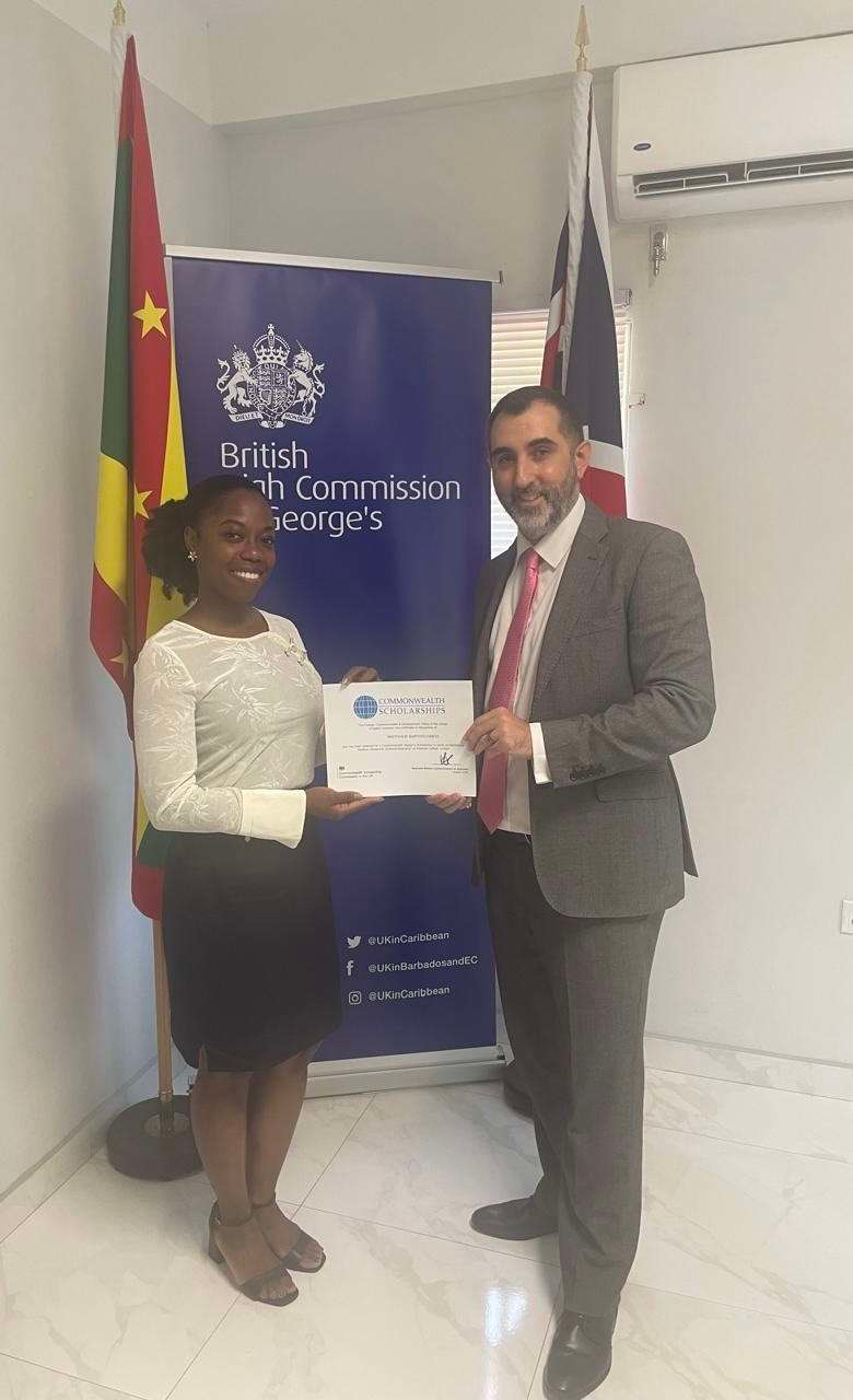 Two Grenadians Awarded Prestigious UK Government Scholarships (Chevening & Commonwealth)