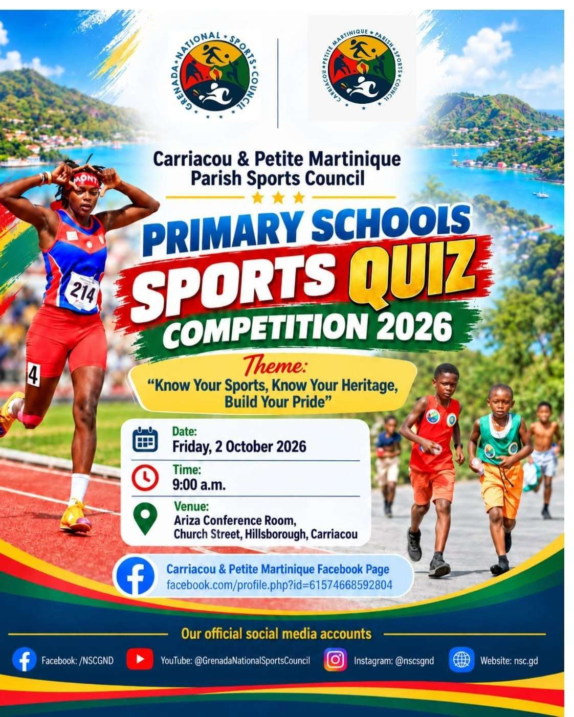 Carriacou And Petite Martinique Students To Showcase Knowledge And Excellence In Inaugural Primary Schools Sports Quiz Competition